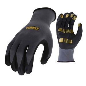 DeWalt Black and Yellow Work Gloves Size L,  XL (12 pairs)